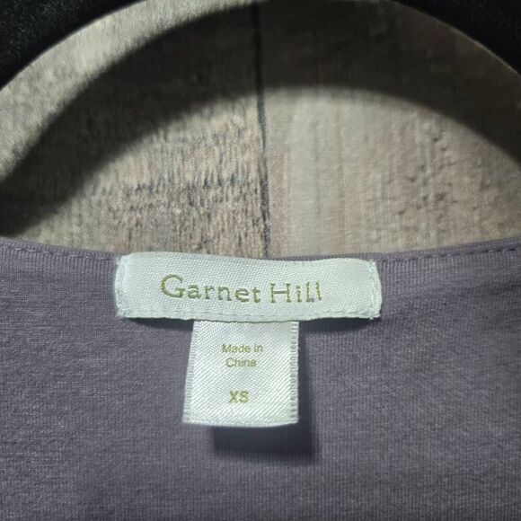 Garnet Hill Purple Midi Dress - Picture 3 of 4
